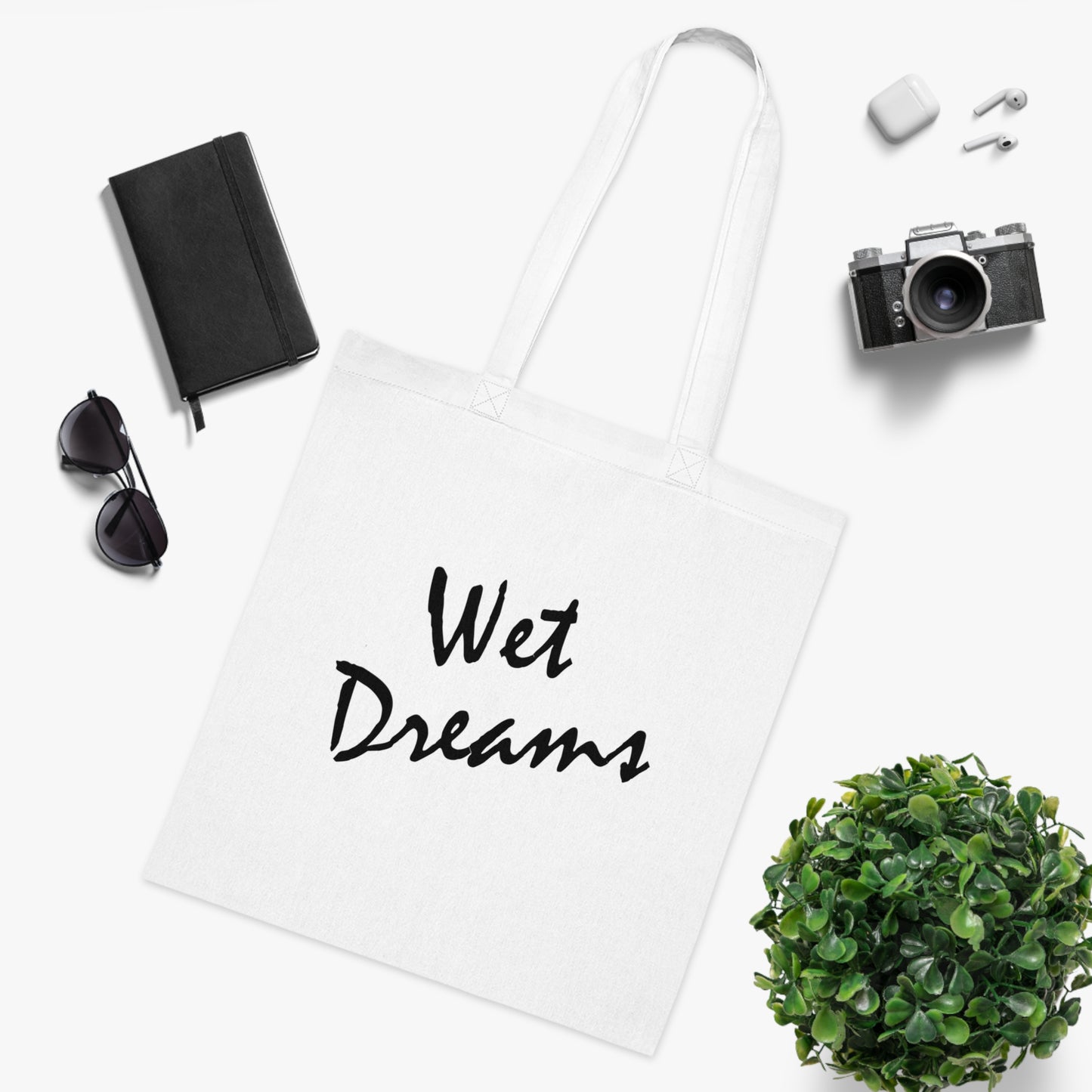 Wet Dreams Cotton Tote Bag